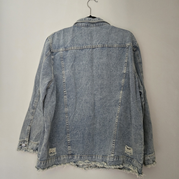 Distressed Denim Jacket - Picture 4 of 5